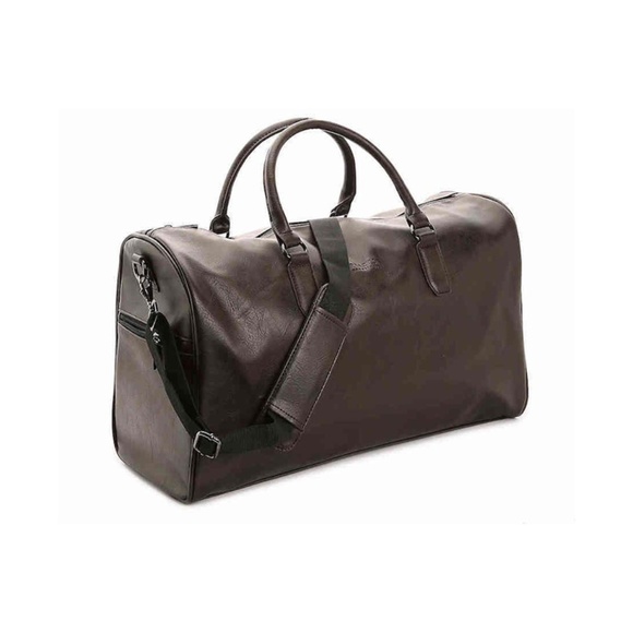 kenneth cole leather duffle bag
